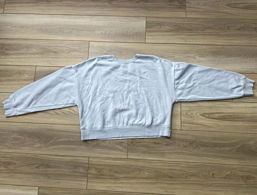 Calvin Klein Crewneck Sweatshirt Womens/Unisex Large Light Blue Embroidered CK